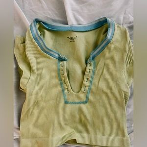 Out from under crop top